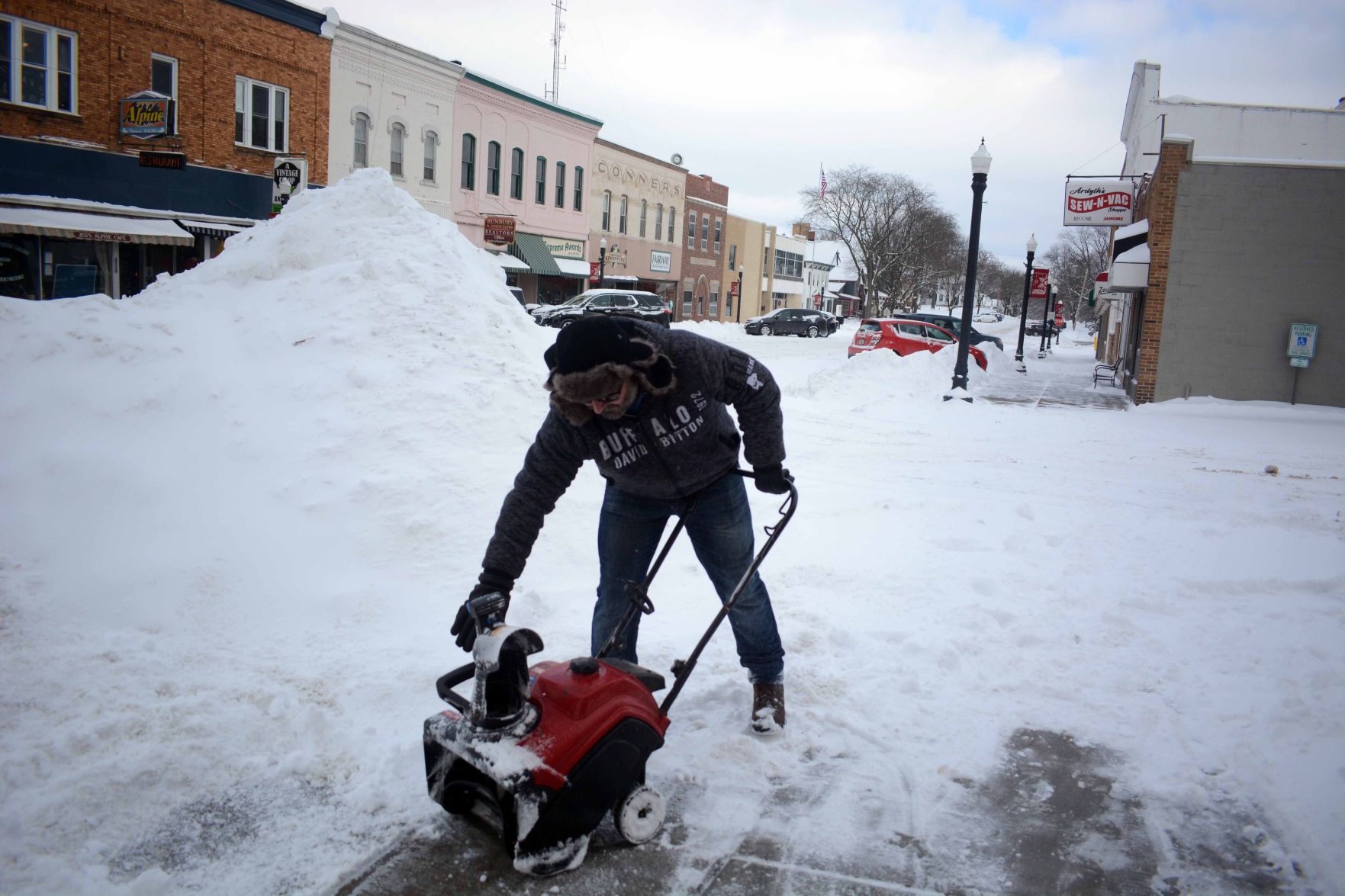 Snowstorm hits Baraboo, Jan. 23